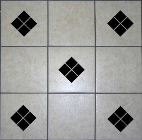 18 Diamond Square Tile Stickers