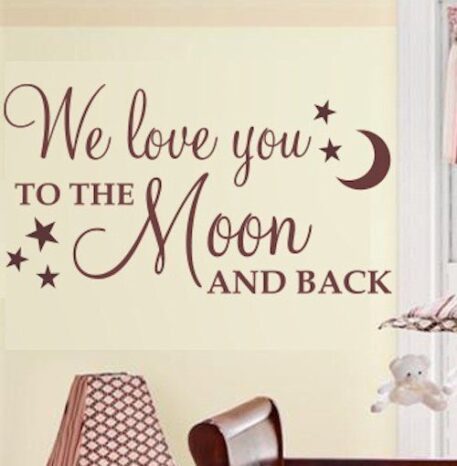 We love you to the moon and back