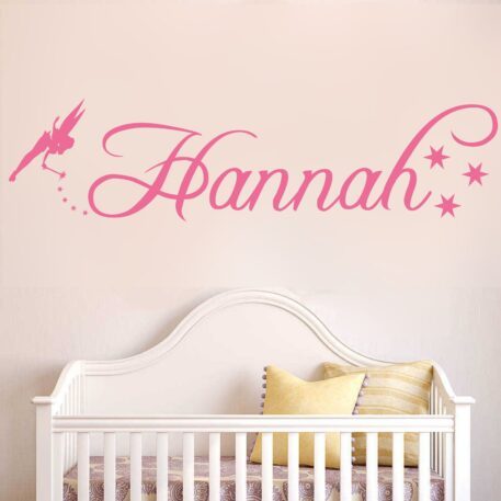 Personalised tinkerbell name with stars