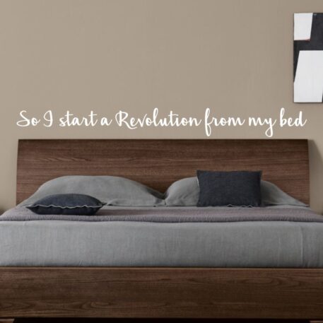OASIS lyrics - So i start a revolution from my bed
