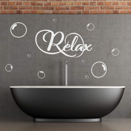Relax with bubbles