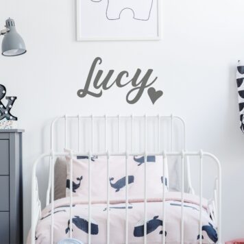 Personalised Fancy Name Wall Sticker