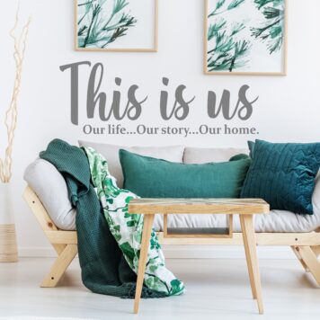 This Is Us Wall Sticker Quote
